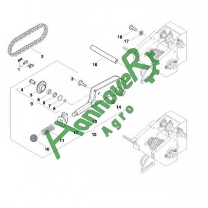 Позиція 12 Втулка фіксуюча AC802745 АС802745, Kverneland, Квернеланд